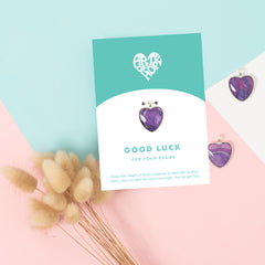 Good Luck For Exams - Purple