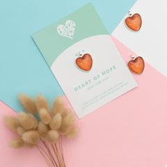 Copper Just For You Heart Pendant