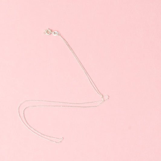 Necklace - Sterling Silver Close Curb Link Chain