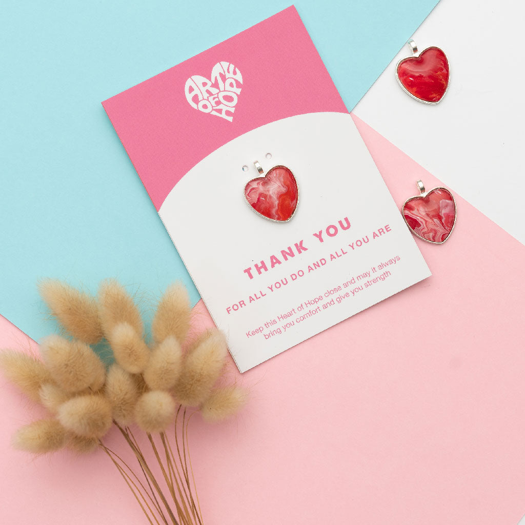 Thank You Gift - Heart Pendant