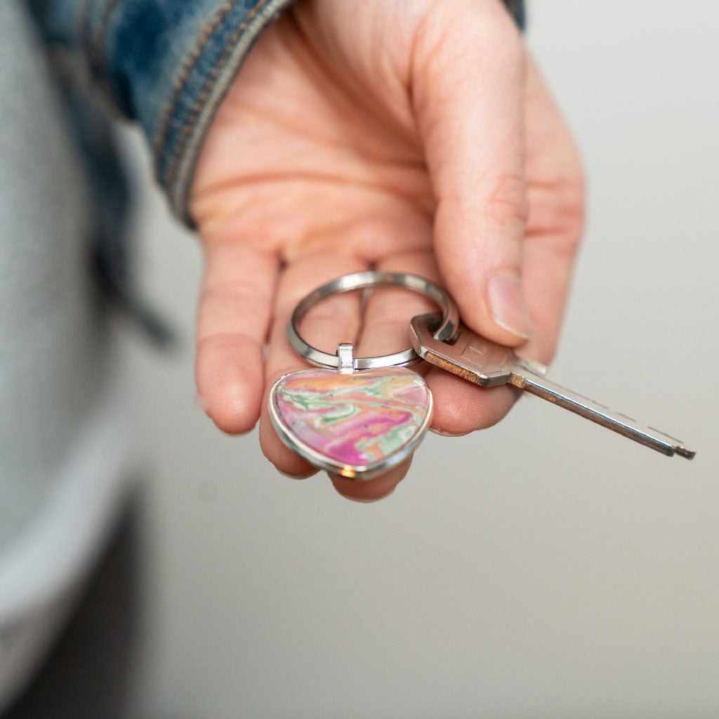 Turn Your Heart Pendant Into A Keyring