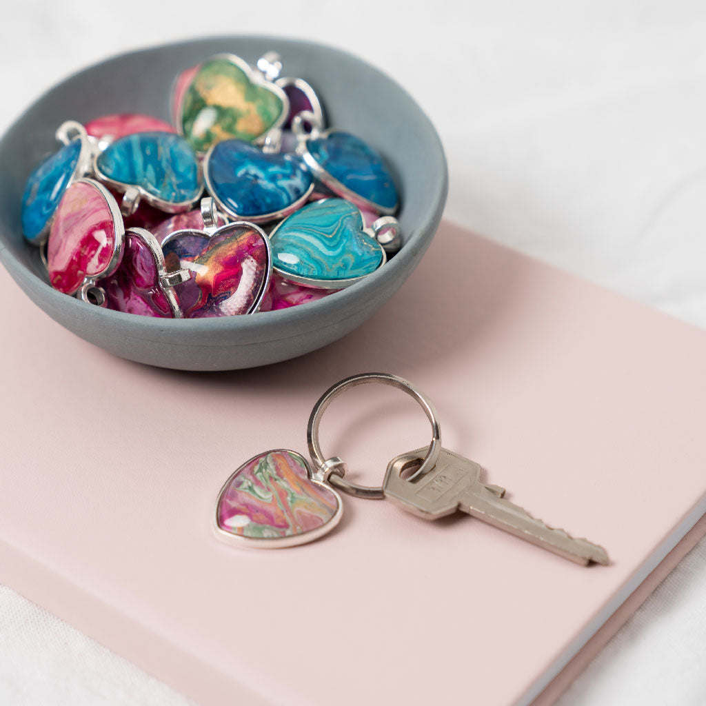 Heart Pendant Keyring