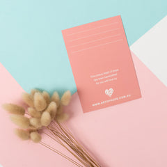 Write A Message On Your Healing Heart Card Card