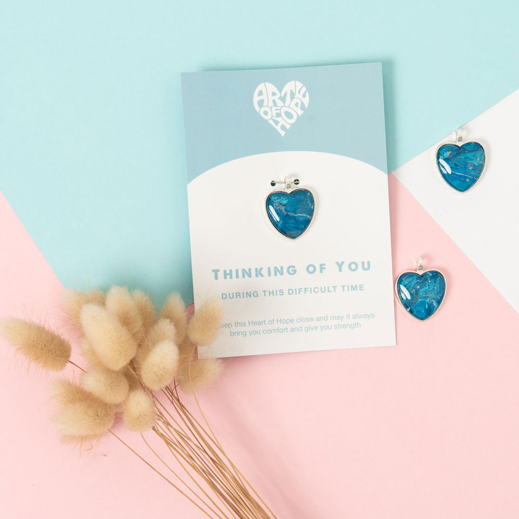 Blue Thinking of You Pendant