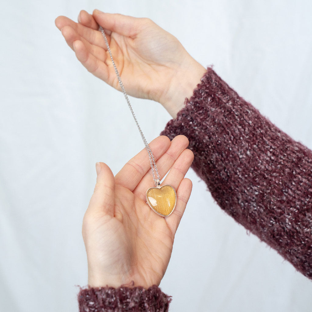 Gold Healing Heart Necklace