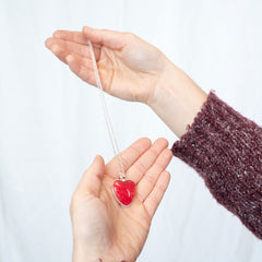 Red Happy Birthday Necklace