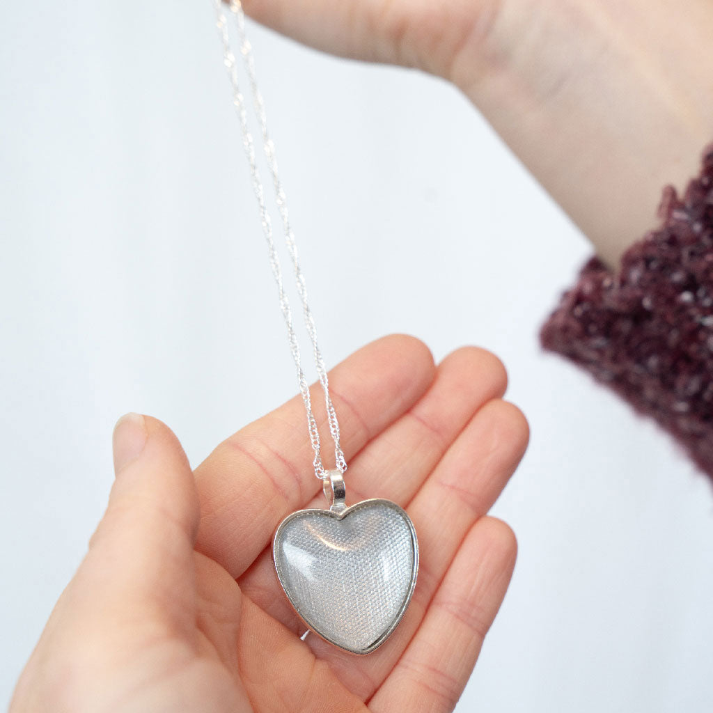 Silver Healing Heart Necklace